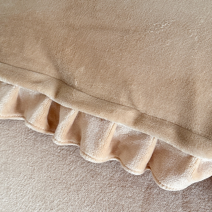 91家纺网 家纺一手货源 找家纺 董韵家纺 2025新款高克重 250克9-10斤牛奶绒 刺绣床单四件套系列 柔眠-驼奶咖