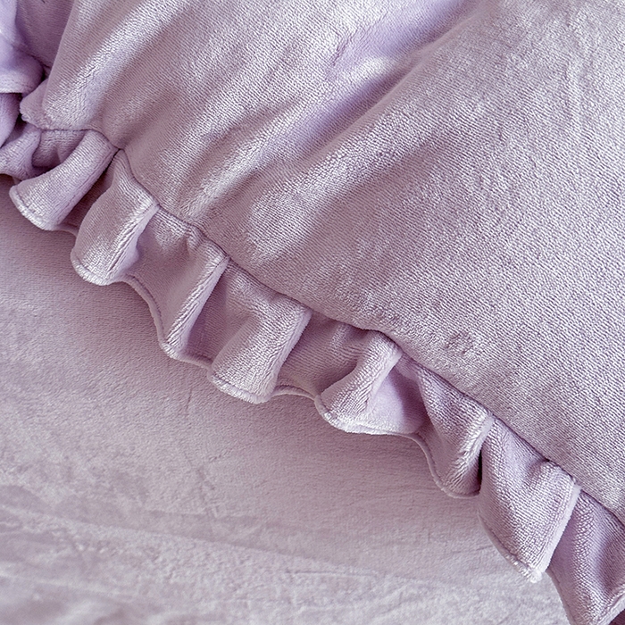 91家纺网 家纺一手货源 找家纺 董韵家纺 2025新款高克重 250克9-10斤牛奶绒 刺绣床单四件套系列 柔眠-云紫