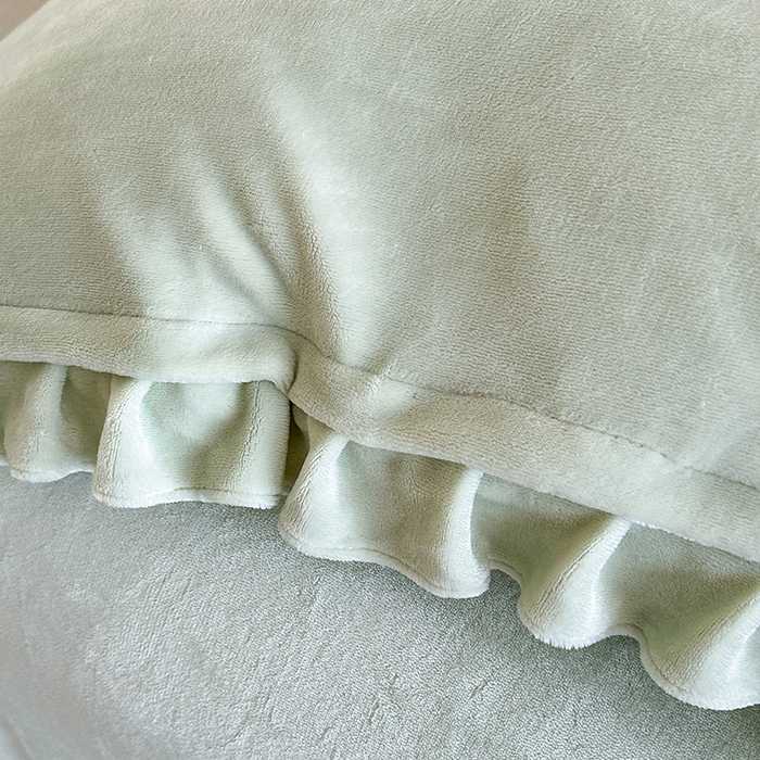 91家纺网 家纺一手货源 找家纺 董韵家纺 2025新款高克重 250克9-10斤牛奶绒 刺绣床单四件套系列 柔雾-青霭