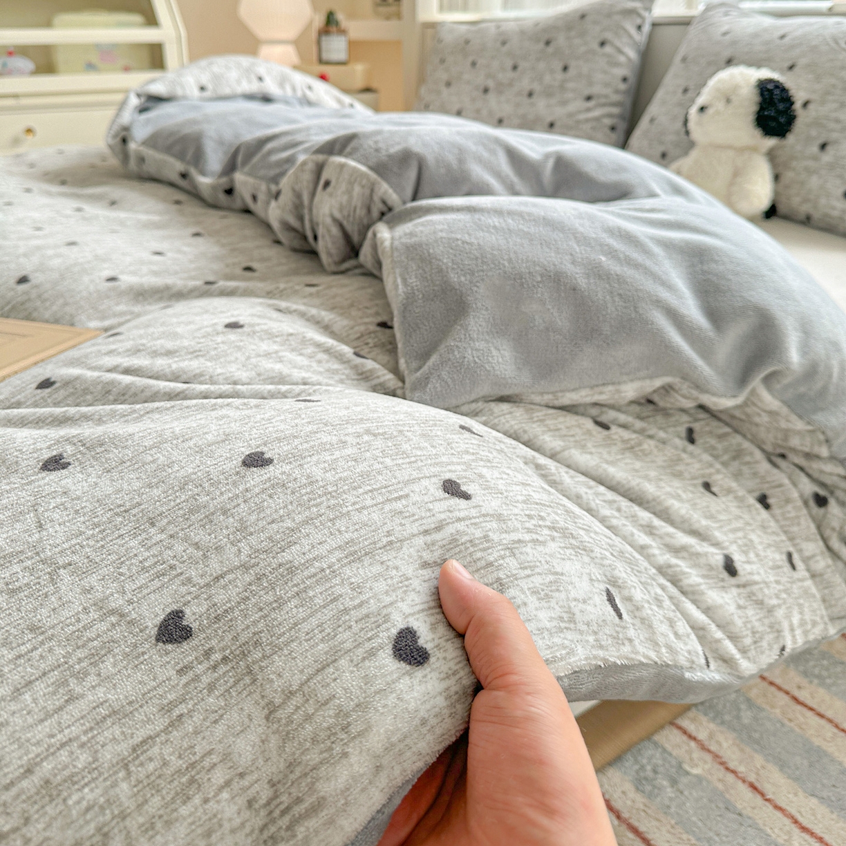 91家纺网 家纺一手货源 找家纺 （总）名品家纺 2025新款保暖牛奶绒单被套