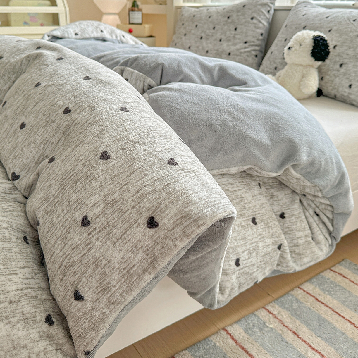 91家纺网 家纺一手货源 找家纺 （总）名品家纺 2025新款保暖牛奶绒单被套