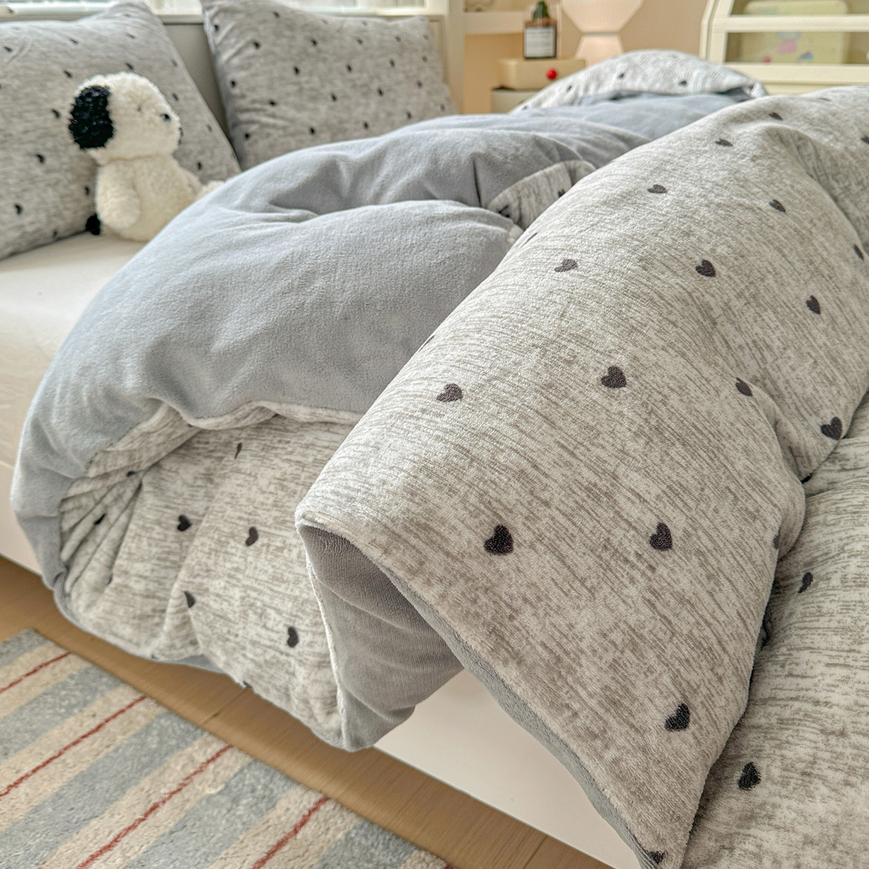 91家纺网 家纺一手货源 找家纺 （总）名品家纺 2025新款保暖牛奶绒单被套