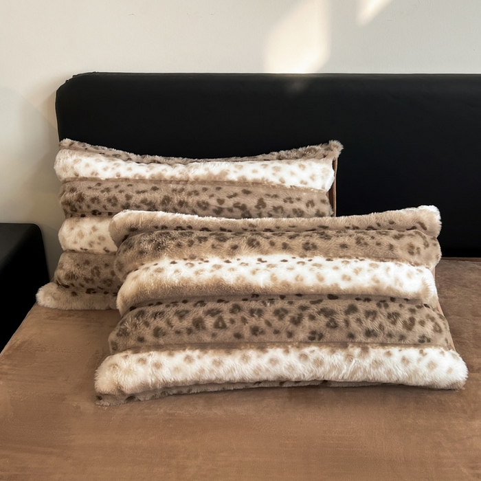 91家纺网 家纺一手货源 找家纺 梦莱斯 2025新款轻奢高克重兔毛绒四件套 咖色