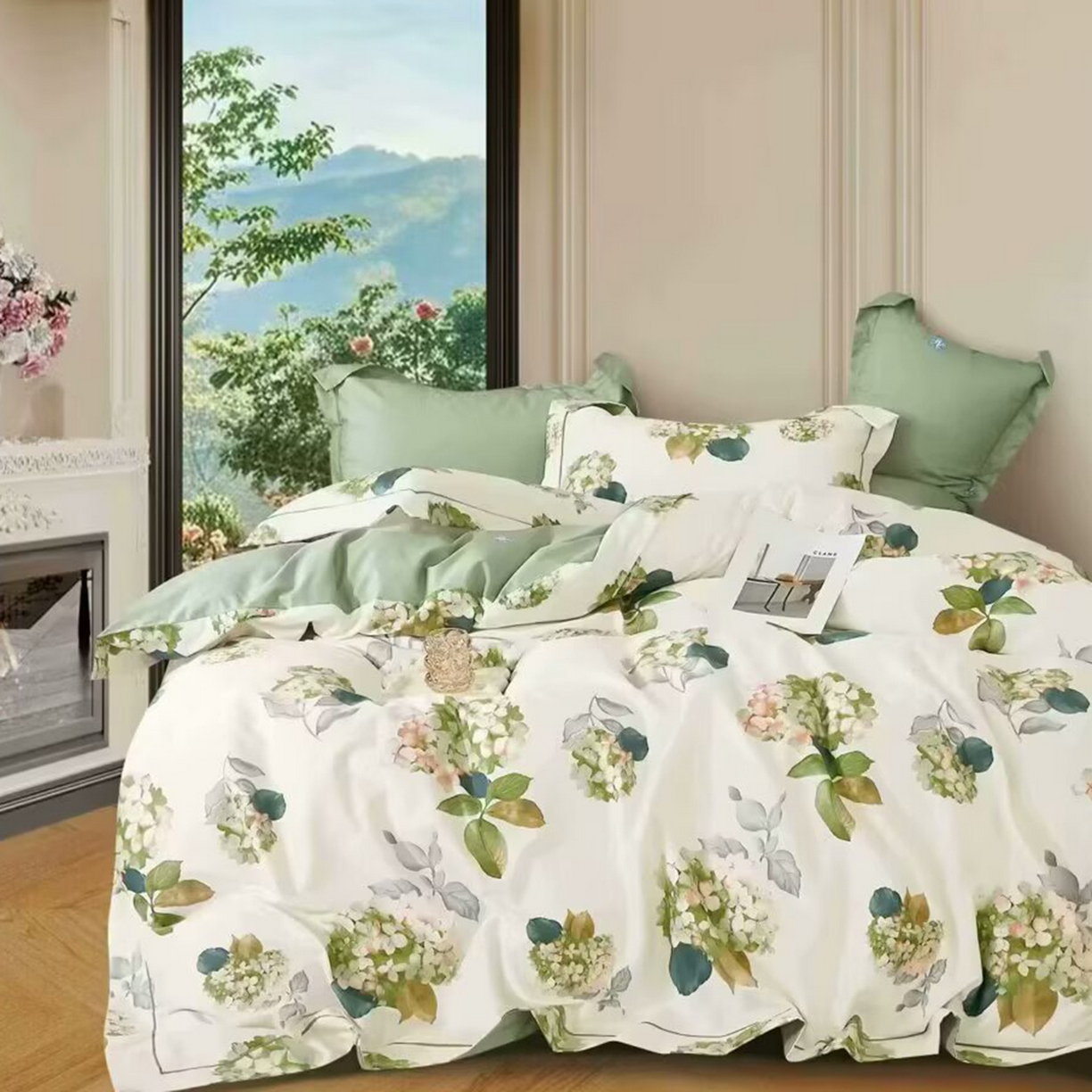 91家纺网 家纺一手货源 找家纺 （总）未来家居 2025新款三件套金凯丽13376-1