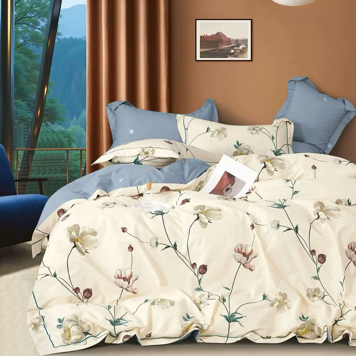 91家纺网 家纺一手货源 找家纺 （总）未来家居 2025新款三件套金凯丽13376-1