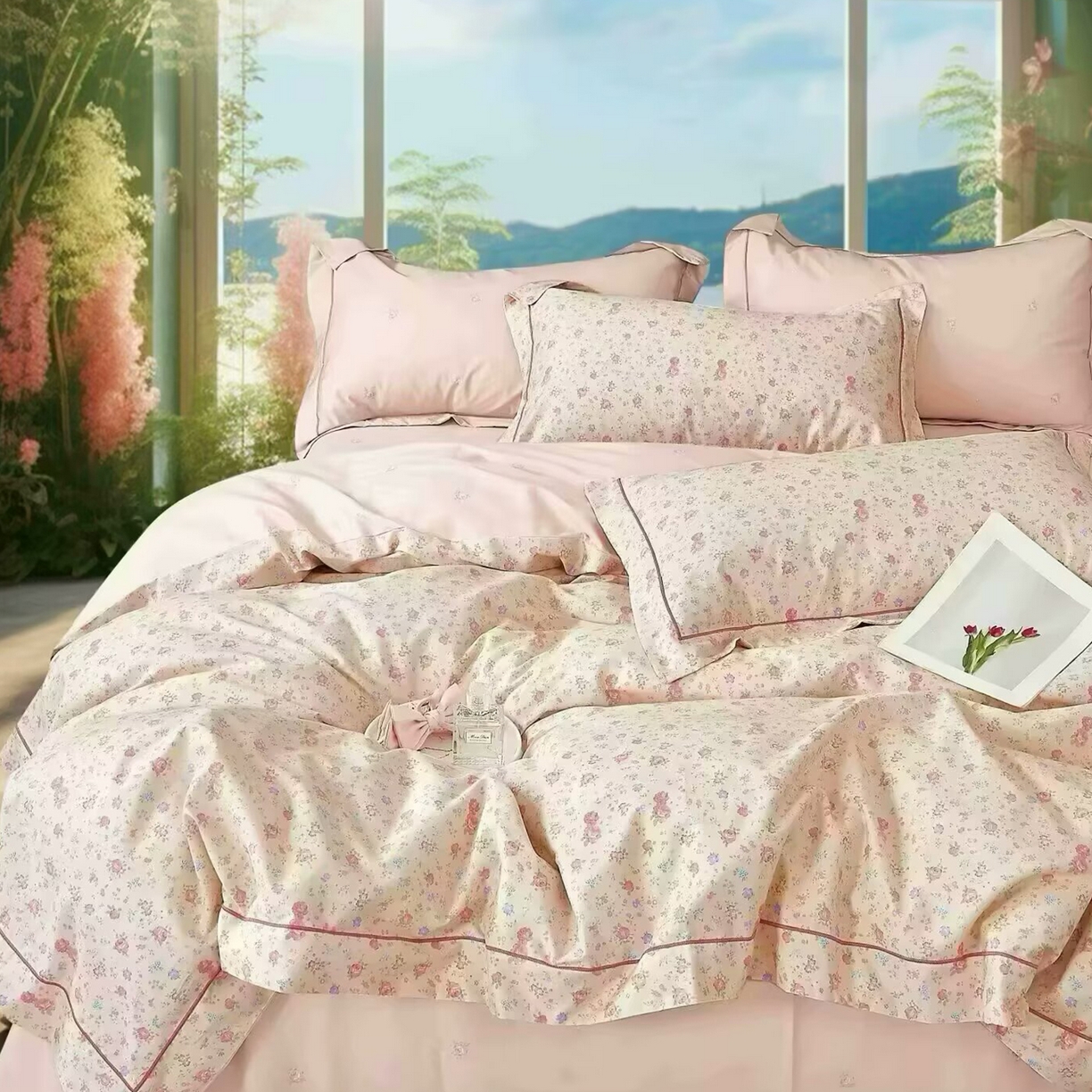 91家纺网 家纺一手货源 找家纺 （总）未来家居 2025新款三件套金凯丽13376-1