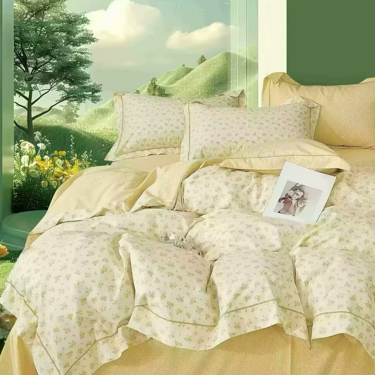 91家纺网 家纺一手货源 找家纺 （总）未来家居 2025新款三件套金凯丽13376-1