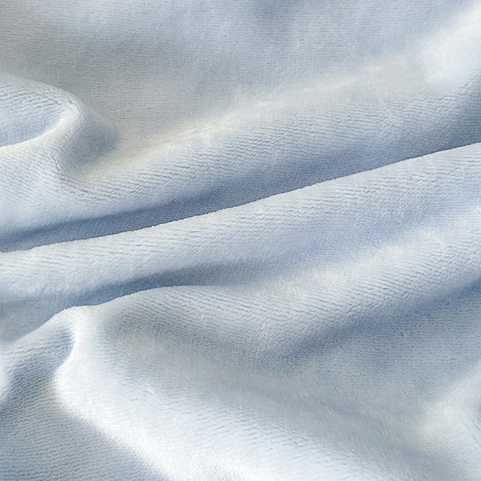 91家纺网 家纺一手货源 找家纺 董韵家纺 2025新款牛奶绒刺绣夹棉床裙四件套系列（控价） 绒语-浅穹蓝