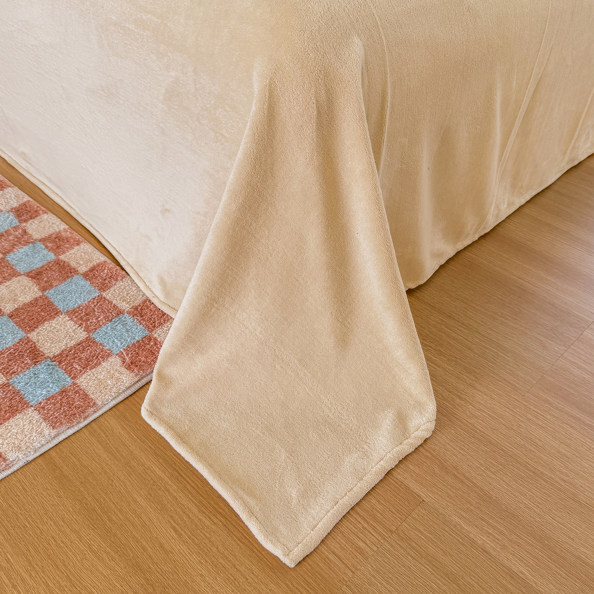 91家纺网 家纺一手货源 找家纺 十一家居 2025新款A类原创设计数码大版卡通印花四件套-绒宠系列 安睡小熊