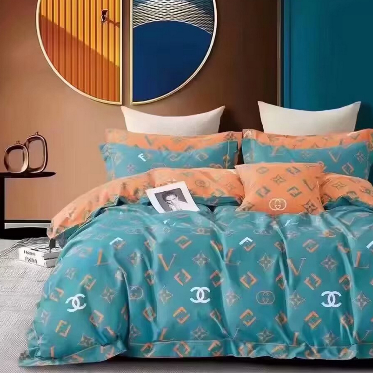 91家纺网 家纺一手货源 找家纺 （总）未来家居 JAMES KELLY （铂金凯丽）2025新款40支13376全棉印染铂金长绒棉四件套