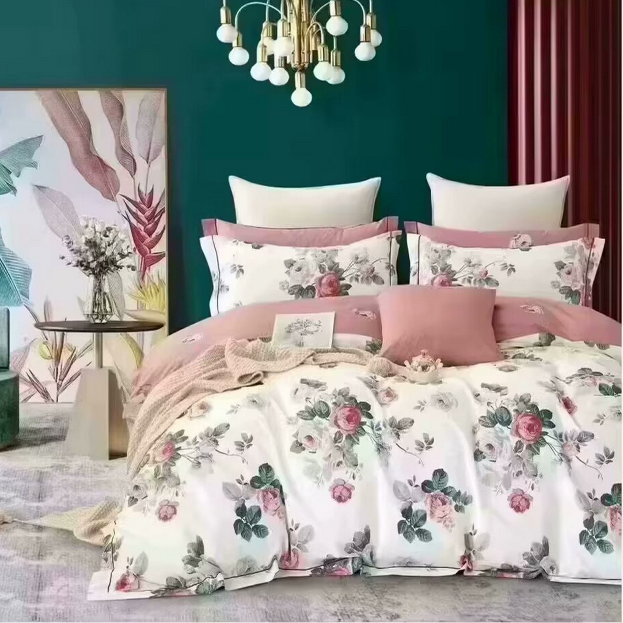 91家纺网 家纺一手货源 找家纺 （总）未来家居 JAMES KELLY （铂金凯丽）2025新款40支13376全棉印染铂金长绒棉四件套