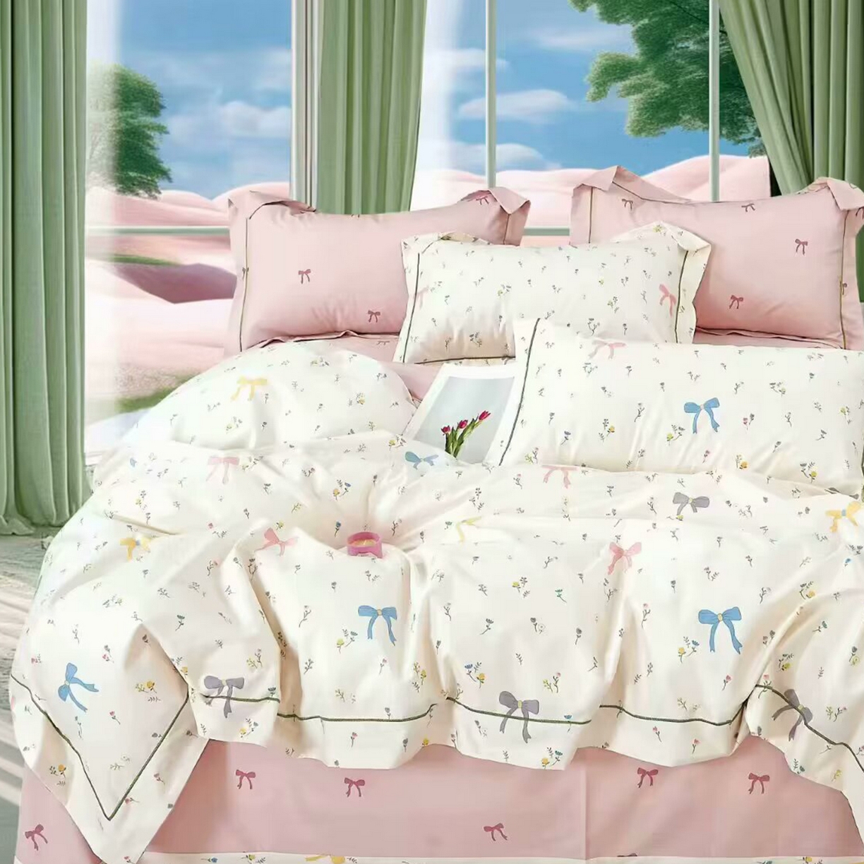 91家纺网 家纺一手货源 找家纺 （总）未来家居 JAMES KELLY （铂金凯丽）2025新款40支13376全棉印染铂金长绒棉四件套