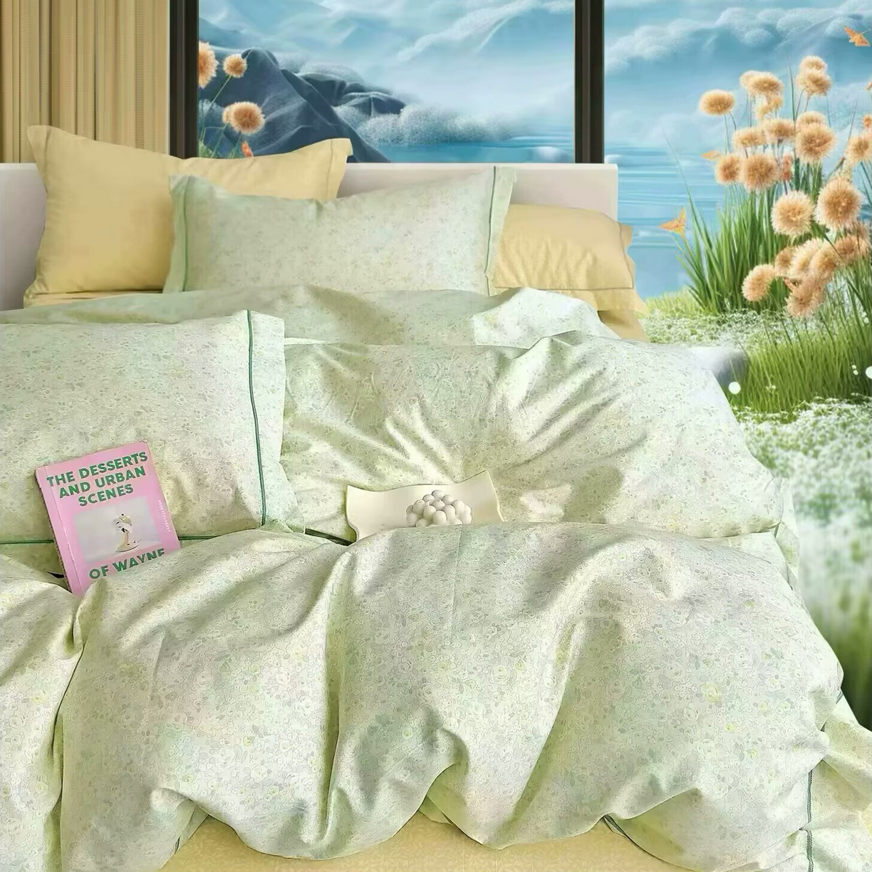 91家纺网 家纺一手货源 找家纺 （总）未来家居 JAMES KELLY （铂金凯丽）2025新款40支13376全棉印染铂金长绒棉四件套