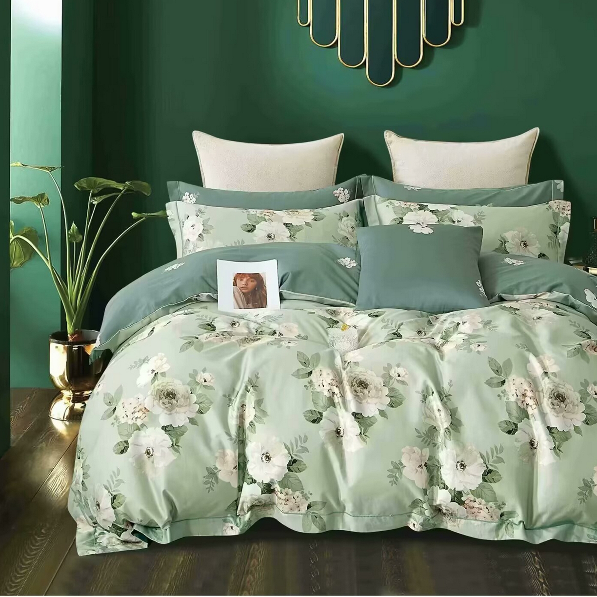 91家纺网 家纺一手货源 找家纺 （总）未来家居 JAMES KELLY （铂金凯丽）2025新款40支13376全棉印染铂金长绒棉四件套