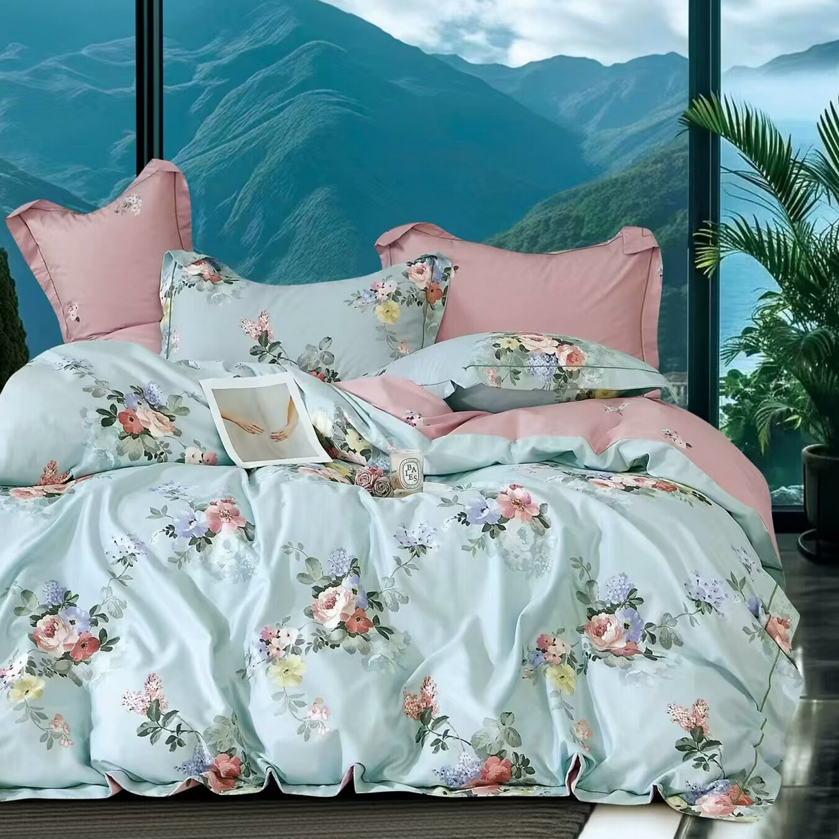 91家纺网 家纺一手货源 找家纺 （总）未来家居 JAMES KELLY （铂金凯丽）2025新款40支13376全棉印染铂金长绒棉四件套