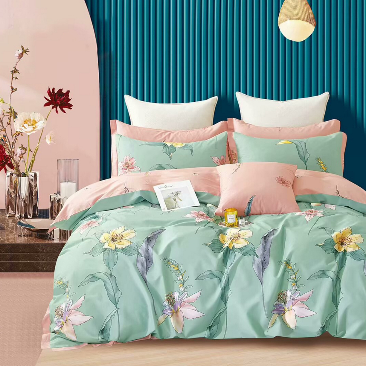 91家纺网 家纺一手货源 找家纺 （总）未来家居 JAMES KELLY （铂金凯丽）2025新款40支13376全棉印染铂金长绒棉四件套