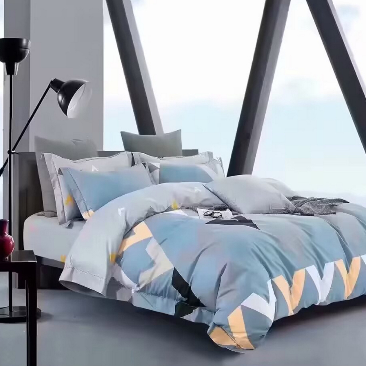 91家纺网 家纺一手货源 找家纺 （总）未来家居 JAMES KELLY （铂金凯丽）2025新款40支13376全棉印染铂金长绒棉四件套