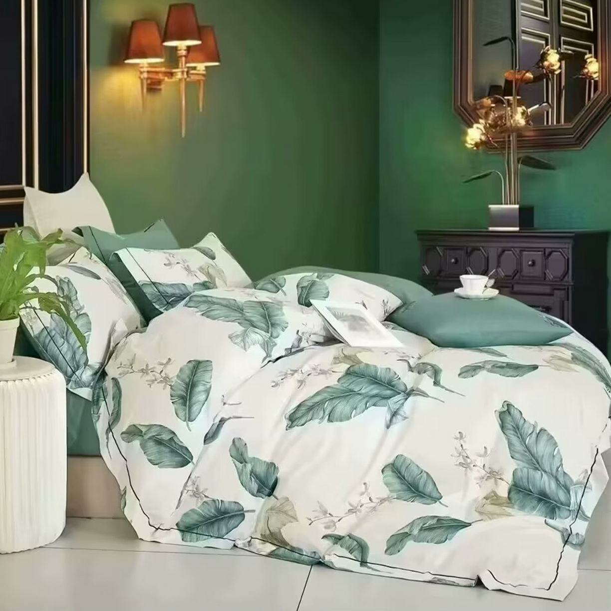 91家纺网 家纺一手货源 找家纺 （总）未来家居 JAMES KELLY （铂金凯丽）2025新款40支13376全棉印染铂金长绒棉四件套