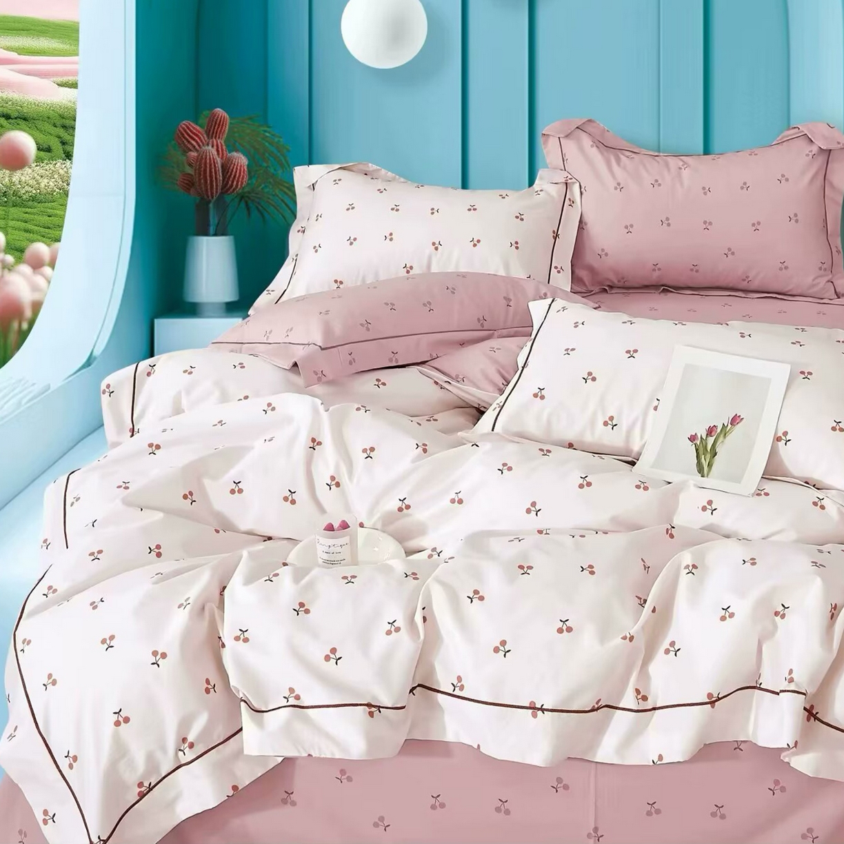 91家纺网 家纺一手货源 找家纺 （总）未来家居 JAMES KELLY （铂金凯丽）2025新款40支13376全棉印染铂金长绒棉四件套