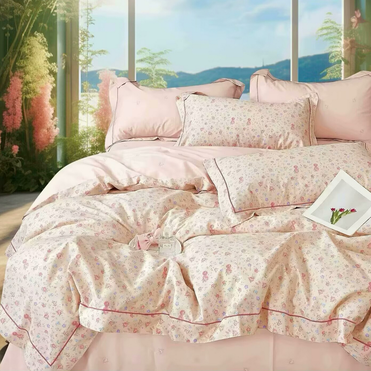 91家纺网 家纺一手货源 找家纺 （总）未来家居 JAMES KELLY （铂金凯丽）2025新款40支13376全棉印染铂金长绒棉四件套