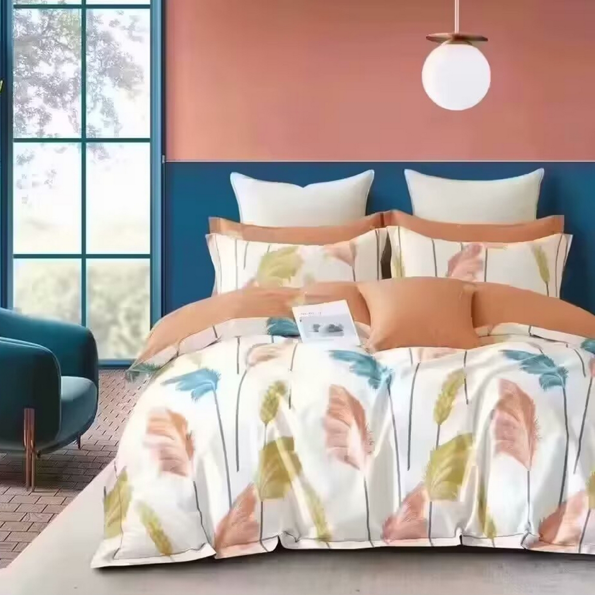 91家纺网 家纺一手货源 找家纺 （总）未来家居 JAMES KELLY （铂金凯丽）2025新款40支13376全棉印染铂金长绒棉四件套