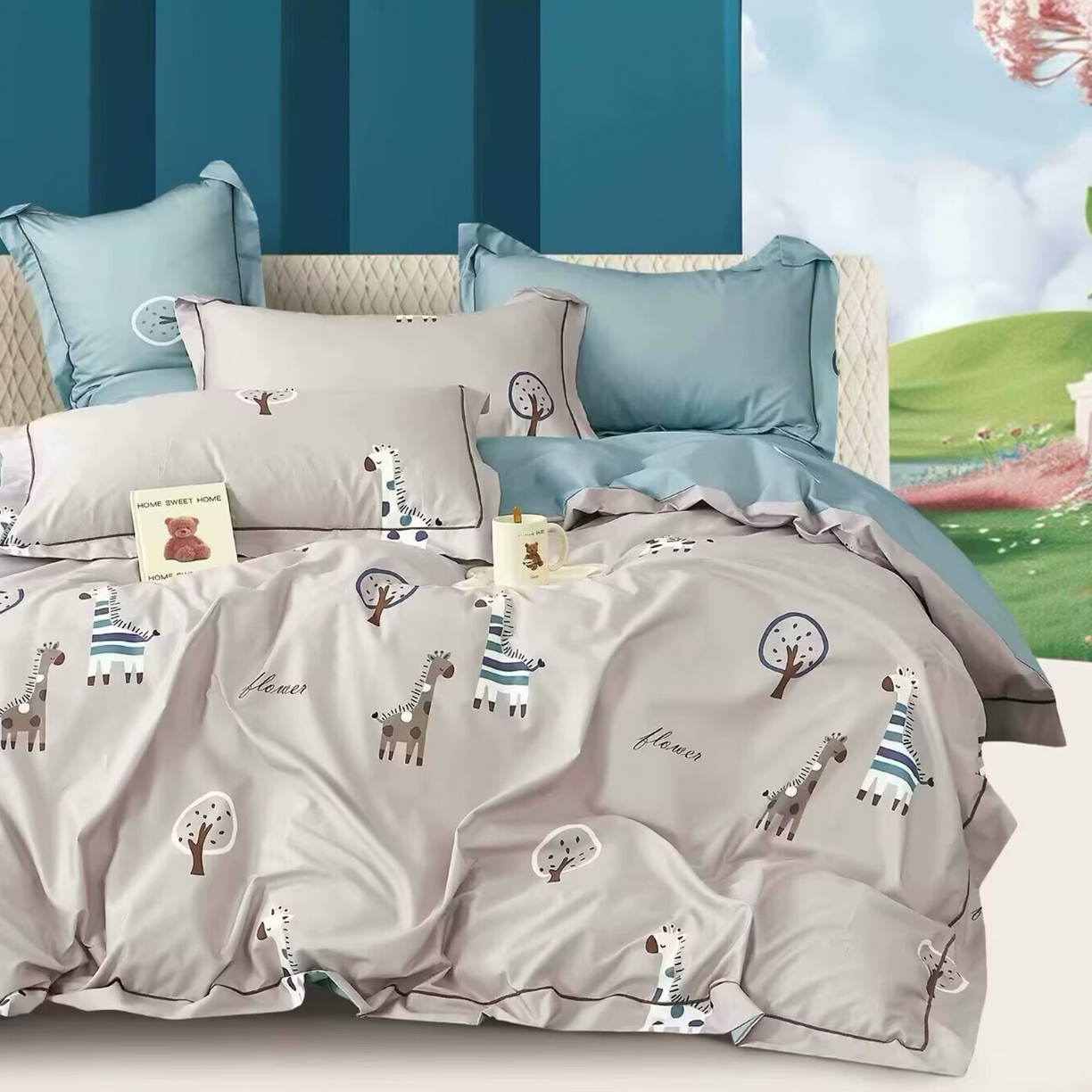 91家纺网 家纺一手货源 找家纺 （总）未来家居 JAMES KELLY （铂金凯丽）2025新款40支13376全棉印染铂金长绒棉四件套