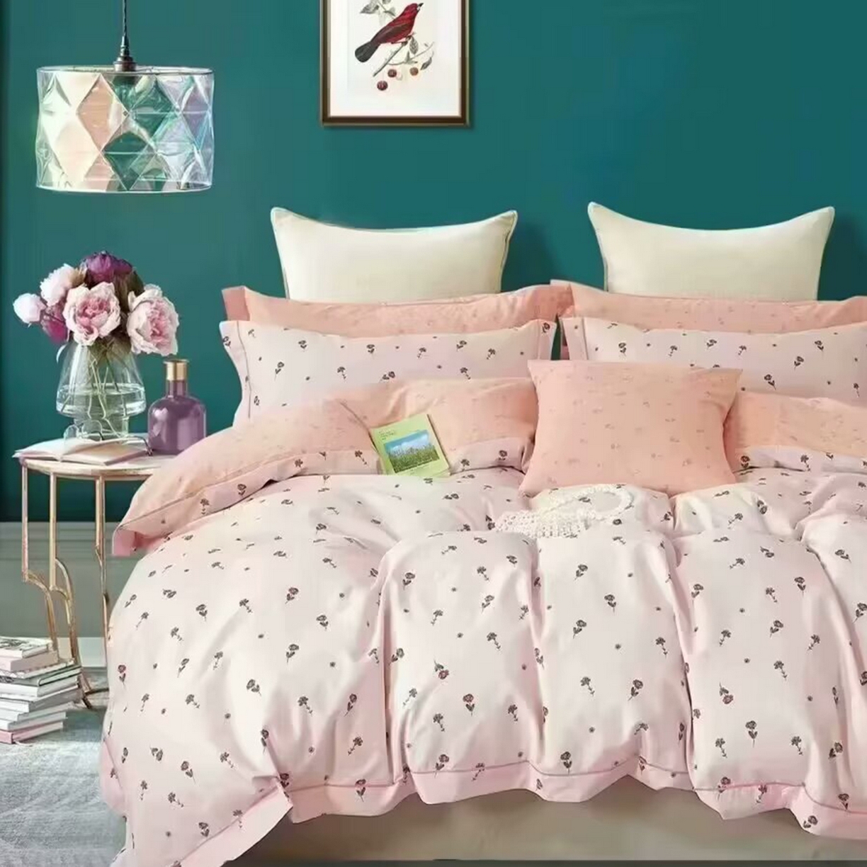 91家纺网 家纺一手货源 找家纺 （总）未来家居 JAMES KELLY （铂金凯丽）2025新款40支13376全棉印染铂金长绒棉四件套