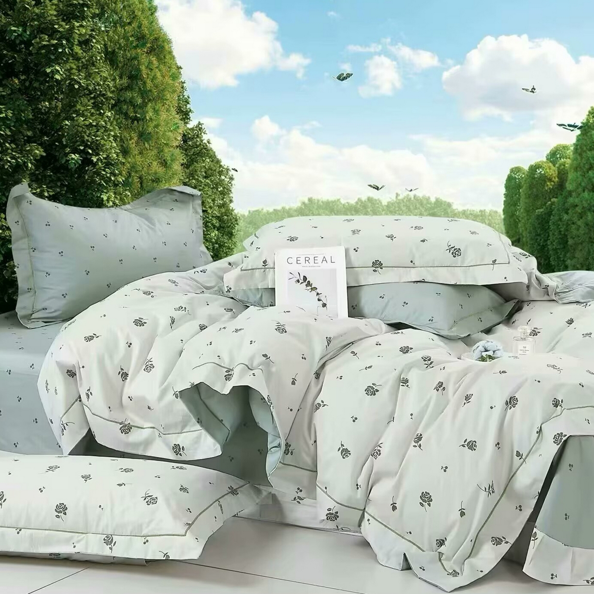 91家纺网 家纺一手货源 找家纺 （总）未来家居 JAMES KELLY （铂金凯丽）2025新款40支13376全棉印染铂金长绒棉四件套