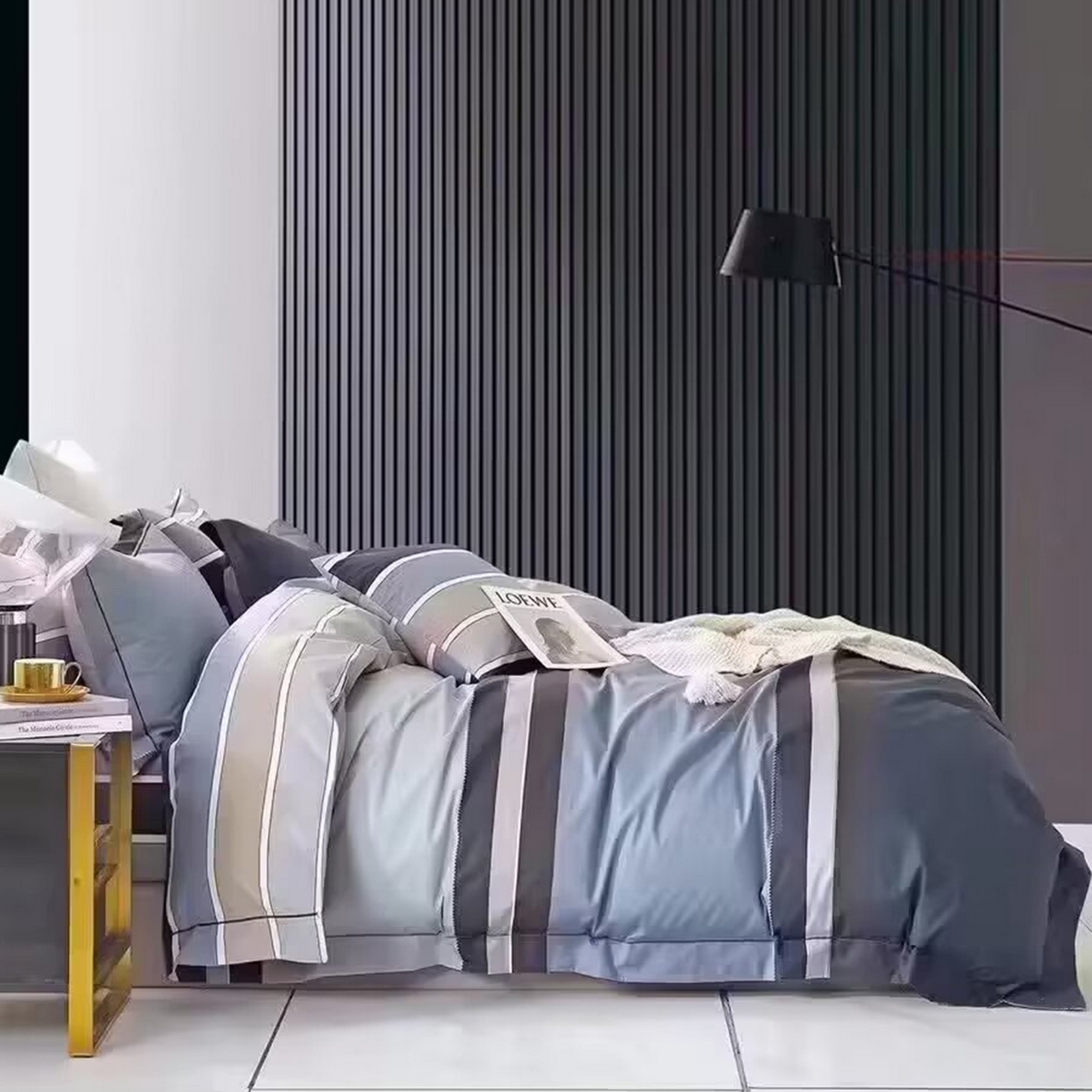 91家纺网 家纺一手货源 找家纺 （总）未来家居 JAMES KELLY （铂金凯丽）2025新款40支13376全棉印染铂金长绒棉四件套