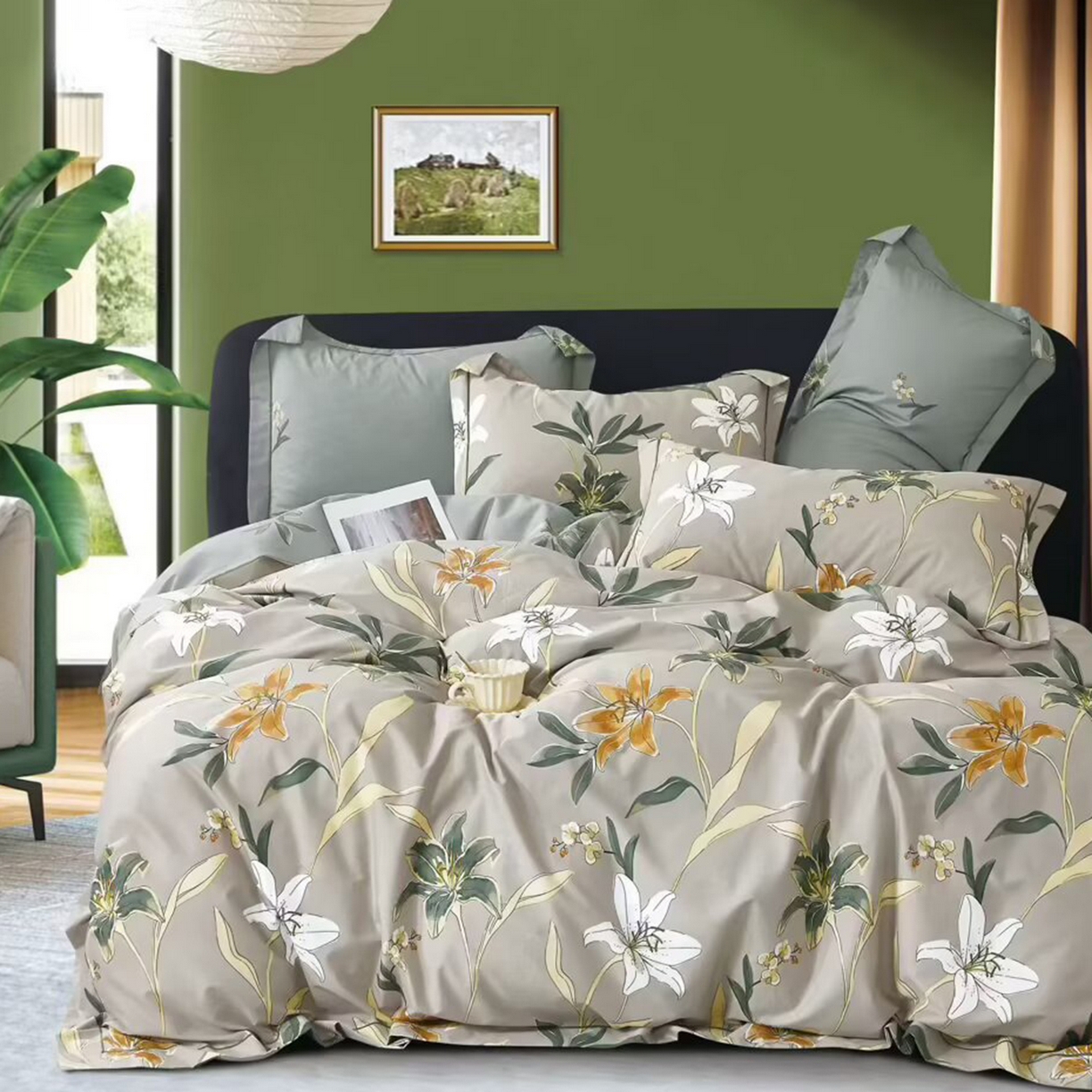 91家纺网 家纺一手货源 找家纺 （总）未来家居 JAMES KELLY （铂金凯丽）2025新款40支13376全棉印染铂金长绒棉四件套