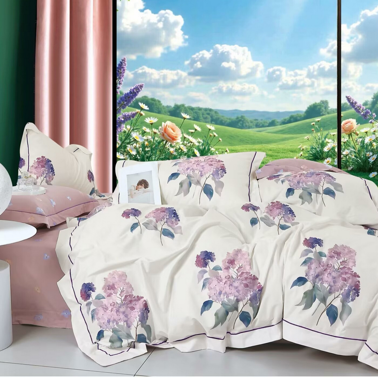 91家纺网 家纺一手货源 找家纺 （总）未来家居 JAMES KELLY （铂金凯丽）2025新款40支13376全棉印染铂金长绒棉四件套