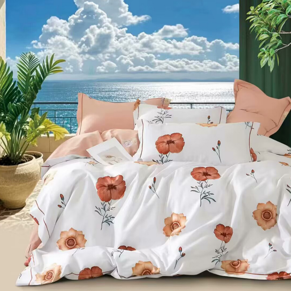 91家纺网 家纺一手货源 找家纺 （总）未来家居 JAMES KELLY （铂金凯丽）2025新款40支13376全棉印染铂金长绒棉四件套