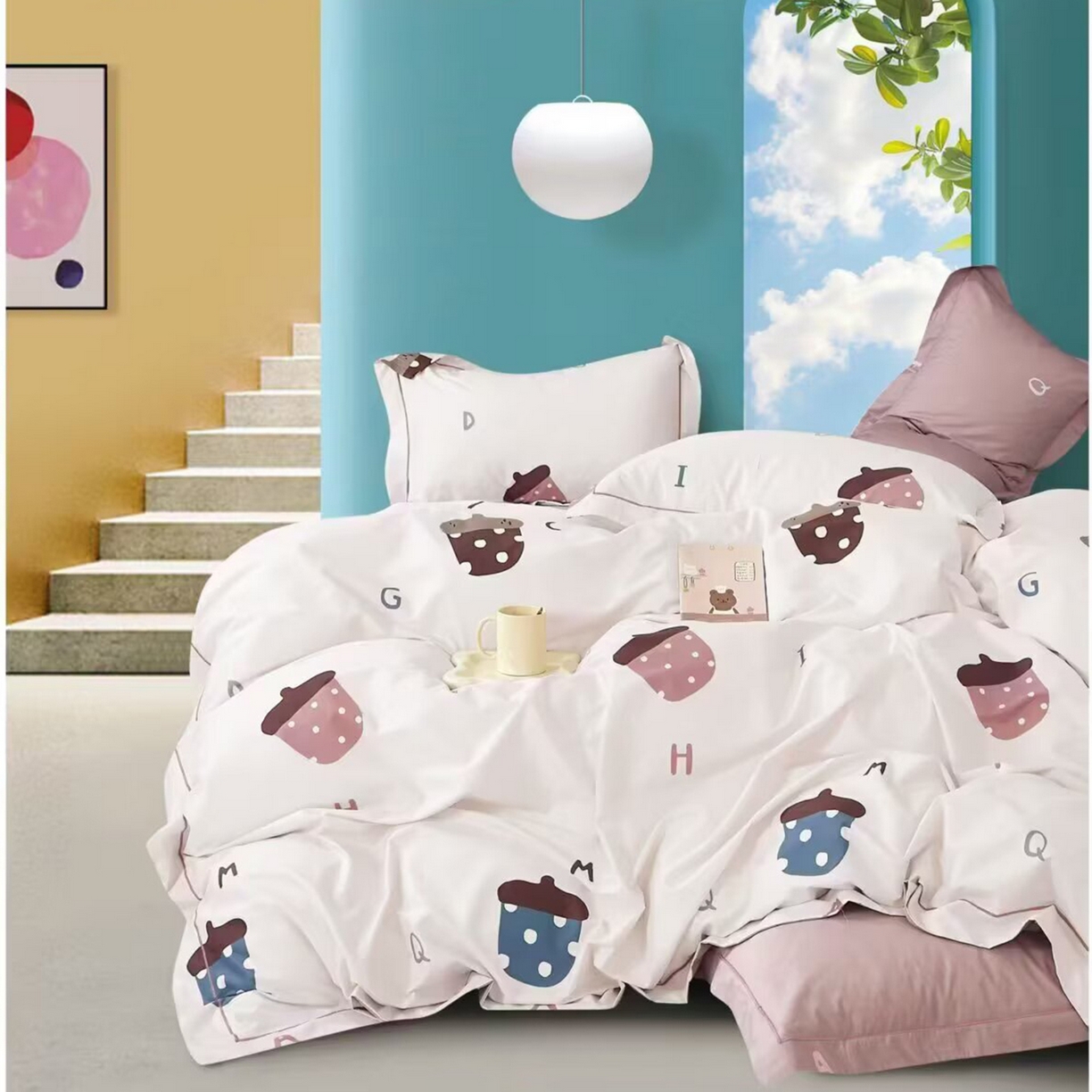 91家纺网 家纺一手货源 找家纺 （总）未来家居 JAMES KELLY （铂金凯丽）2025新款40支13376全棉印染铂金长绒棉四件套