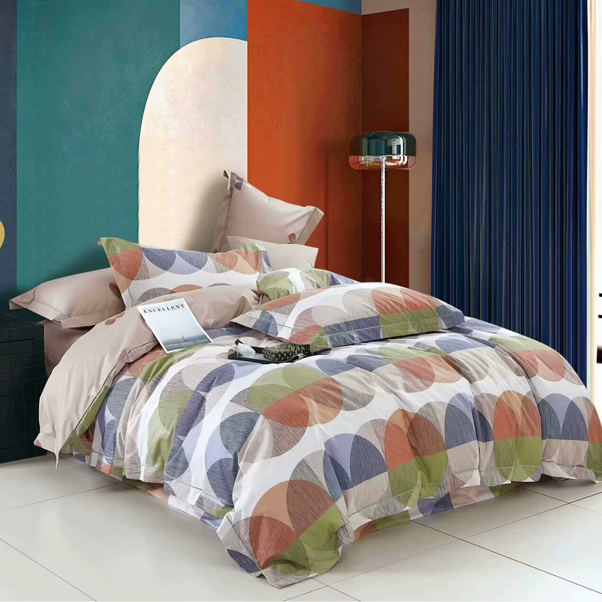 91家纺网 家纺一手货源 找家纺 （总）未来家居 JAMES KELLY （铂金凯丽）2025新款40支13376全棉印染铂金长绒棉四件套