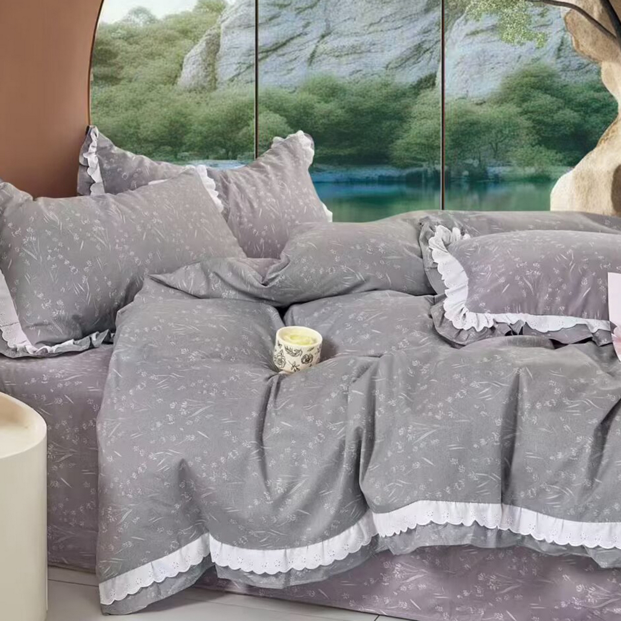 91家纺网 家纺一手货源 找家纺 （总）未来家居 JAMES KELLY （铂金凯丽）2025新款40支13376全棉印染铂金长绒棉四件套