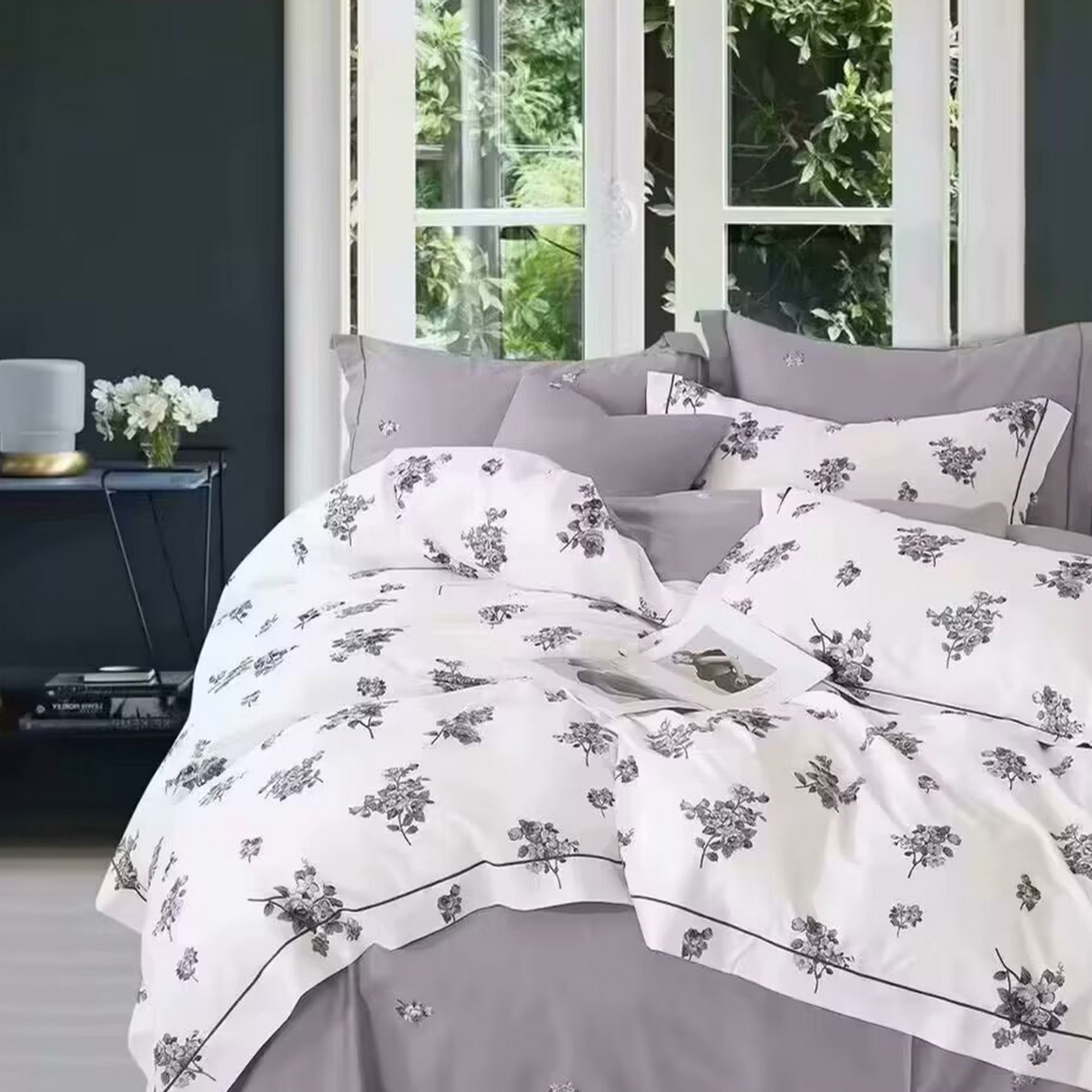 91家纺网 家纺一手货源 找家纺 （总）未来家居 JAMES KELLY （铂金凯丽）2025新款40支13376全棉印染铂金长绒棉四件套