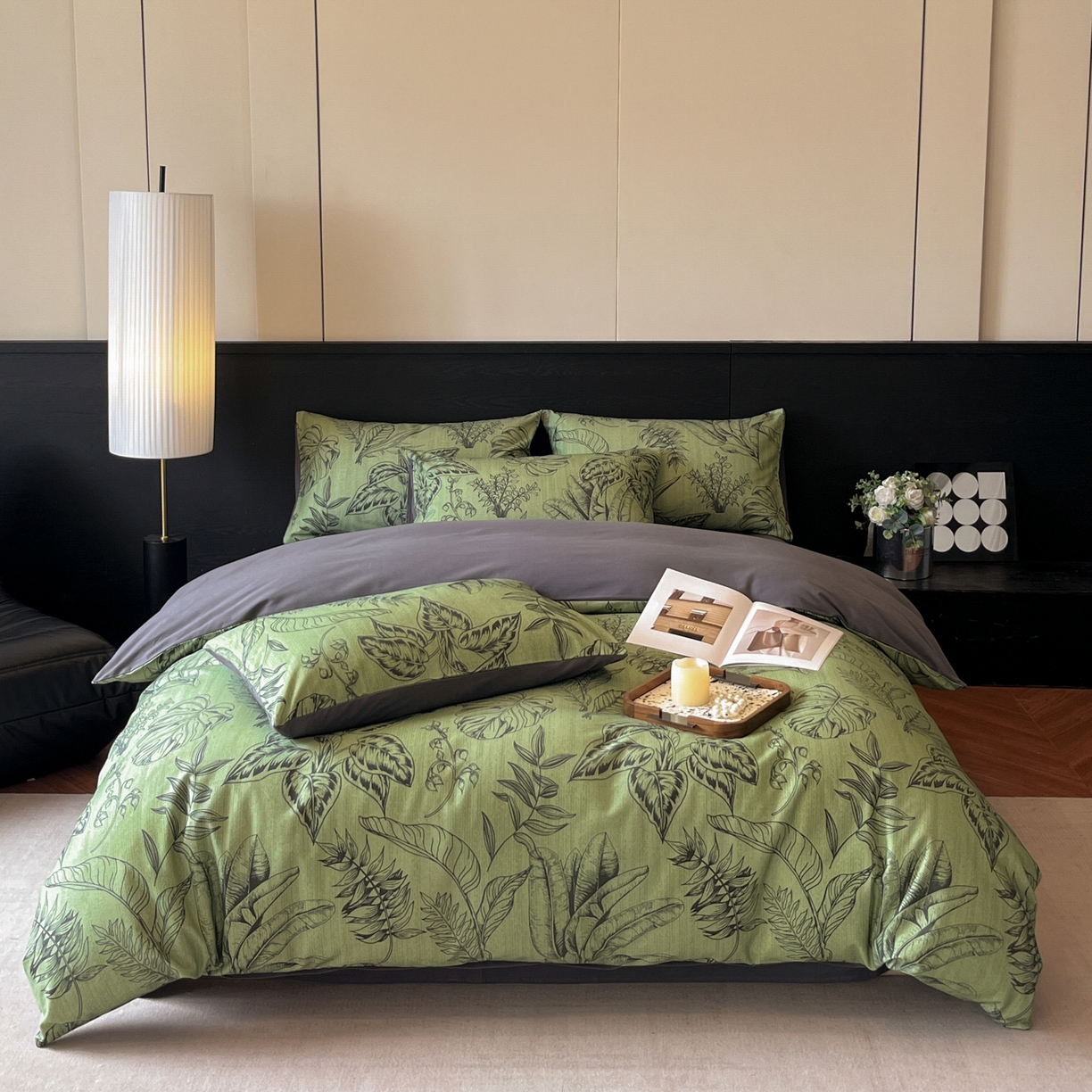 91家纺网 家纺一手货源 找家纺 （总）典曼家纺 2025新品法式复古全棉A类磨毛四件套