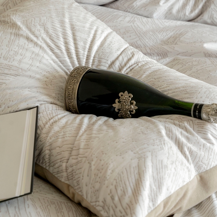 91家纺网 家纺一手货源 找家纺 （总）ONE TWO ONE 121 2025新款轻奢新法式德芙绒宝宝绒婴儿绒短毛绒牛奶绒四件套床单被套-盛仕顿