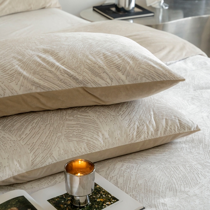 91家纺网 家纺一手货源 找家纺 （总）ONE TWO ONE 121 2025新款轻奢新法式德芙绒宝宝绒婴儿绒短毛绒牛奶绒四件套床单被套-盛仕顿