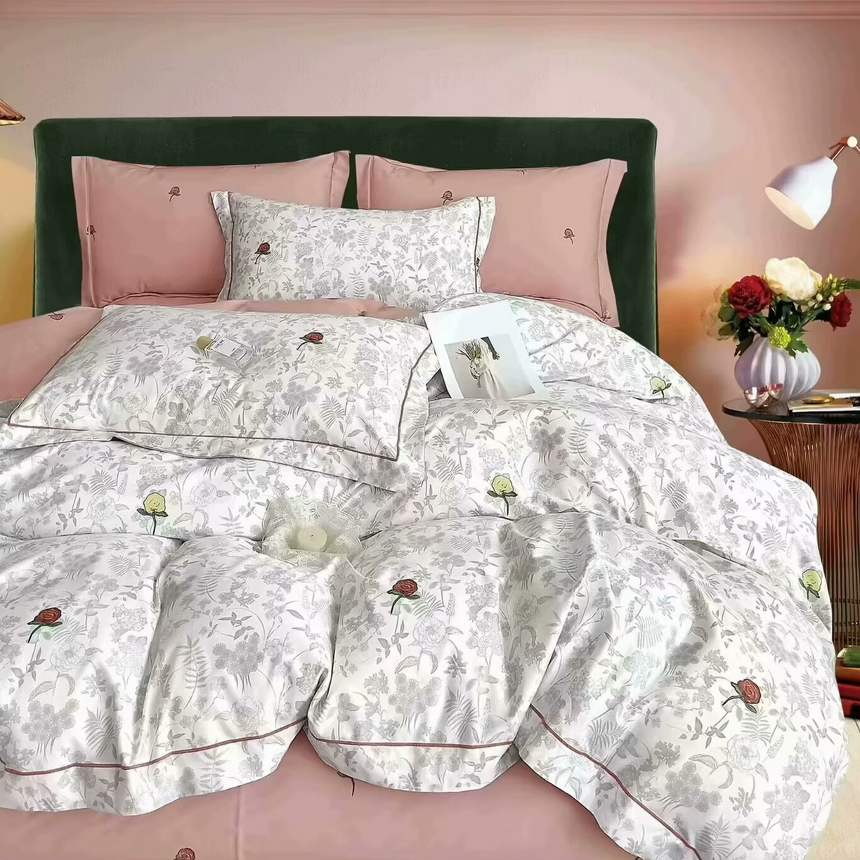 91家纺网 家纺一手货源 找家纺 （总）未来家居 JAMES KELLY （铂金凯丽）2025新款40支13376全棉印染铂金长绒棉四件套