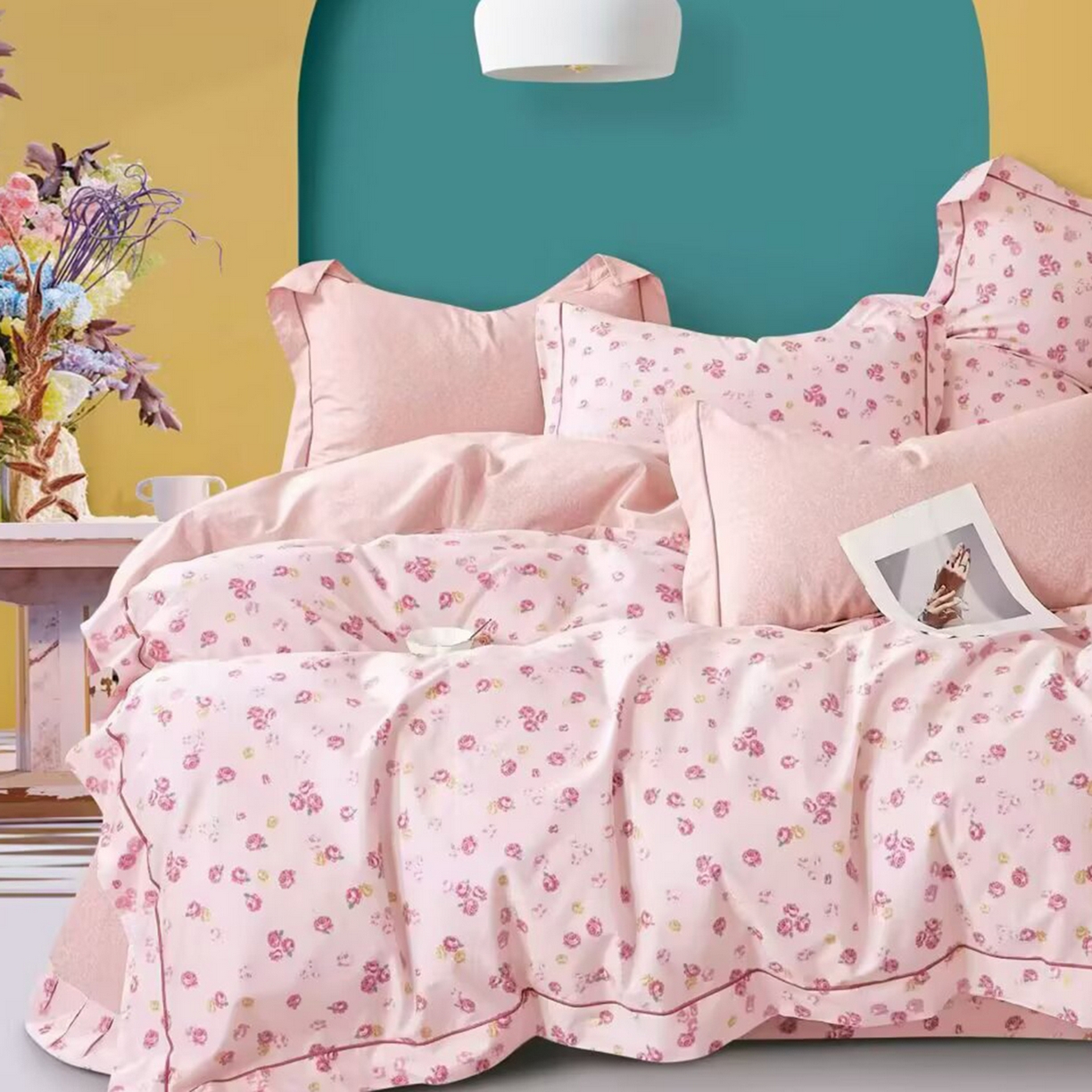 91家纺网 家纺一手货源 找家纺 （总）未来家居 JAMES KELLY （铂金凯丽）2025新款40支13376全棉印染铂金长绒棉四件套