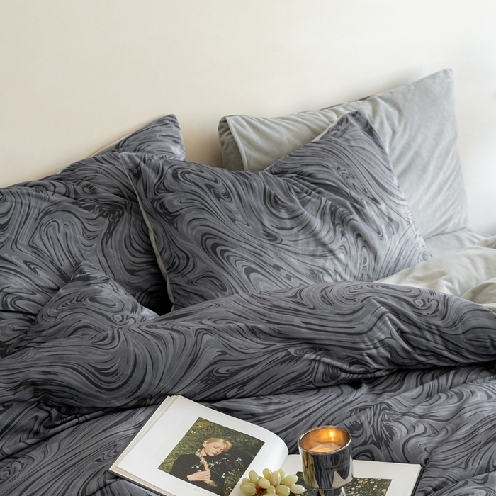 91家纺网 家纺一手货源 找家纺 （总）ONE TWO ONE 121 2025新款轻奢新法式德芙绒宝宝绒婴儿绒短毛绒牛奶绒四件套床单被套-游里【会员-10】 平台控价券后不得低于 258  278