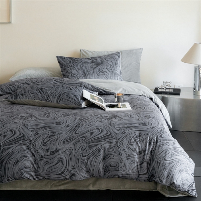 91家纺网 家纺一手货源 找家纺 （总）ONE TWO ONE 121 2025新款轻奢新法式德芙绒宝宝绒婴儿绒短毛绒牛奶绒四件套床单被套-游里【会员-10】 平台控价券后不得低于 258  278