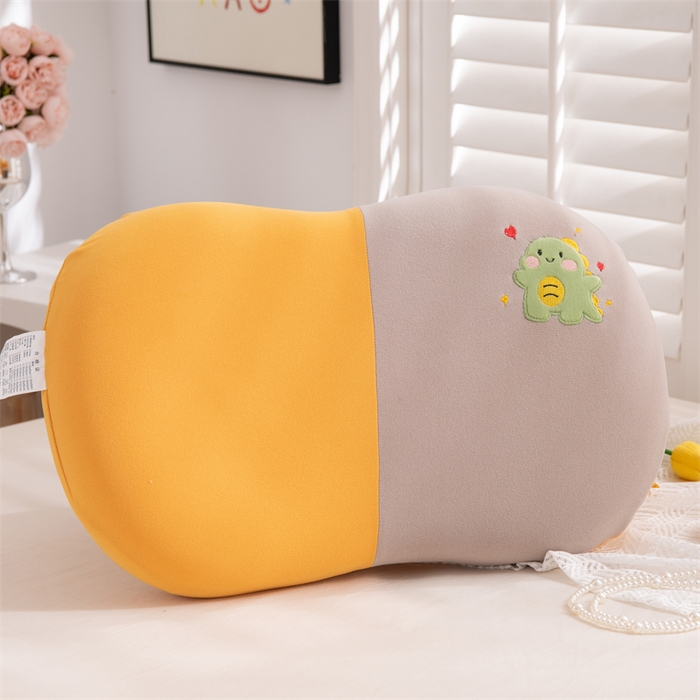 91家纺网 家纺一手货源 找家纺 （总）仁宇枕业 2025新款新品椰蓉卡通记忆枕头拼色仙女兔小恐龙儿童低枕记忆枕头枕芯