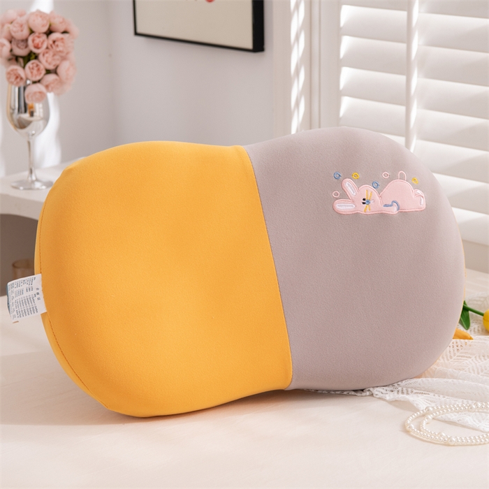 91家纺网 家纺一手货源 找家纺 （总）仁宇枕业 2025新款新品椰蓉卡通记忆枕头拼色仙女兔小恐龙儿童低枕记忆枕头枕芯