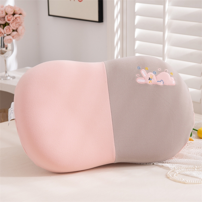 91家纺网 家纺一手货源 找家纺 （总）仁宇枕业 2025新款新品椰蓉卡通记忆枕头拼色仙女兔小恐龙儿童低枕记忆枕头枕芯