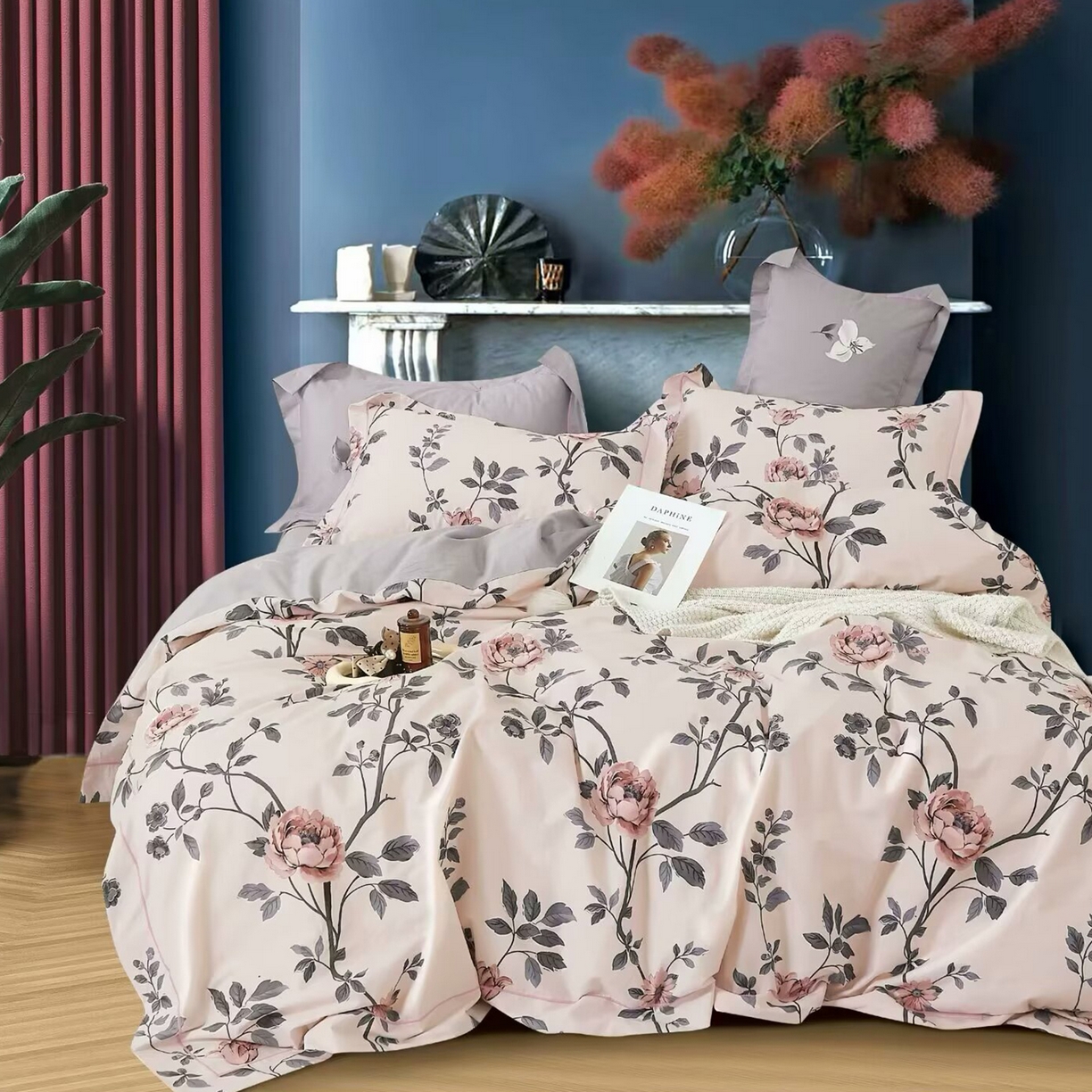 91家纺网 家纺一手货源 找家纺 （总）未来家居 JAMES KELLY （铂金凯丽）2025新款40支13376全棉印染铂金长绒棉四件套