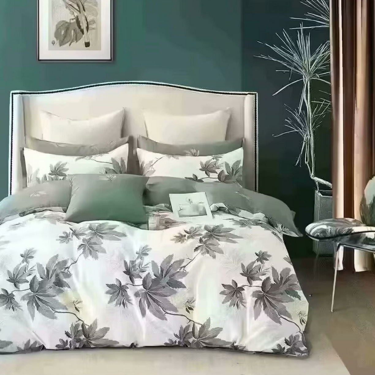 91家纺网 家纺一手货源 找家纺 （总）未来家居 JAMES KELLY （铂金凯丽）2025新款40支13376全棉印染铂金长绒棉四件套