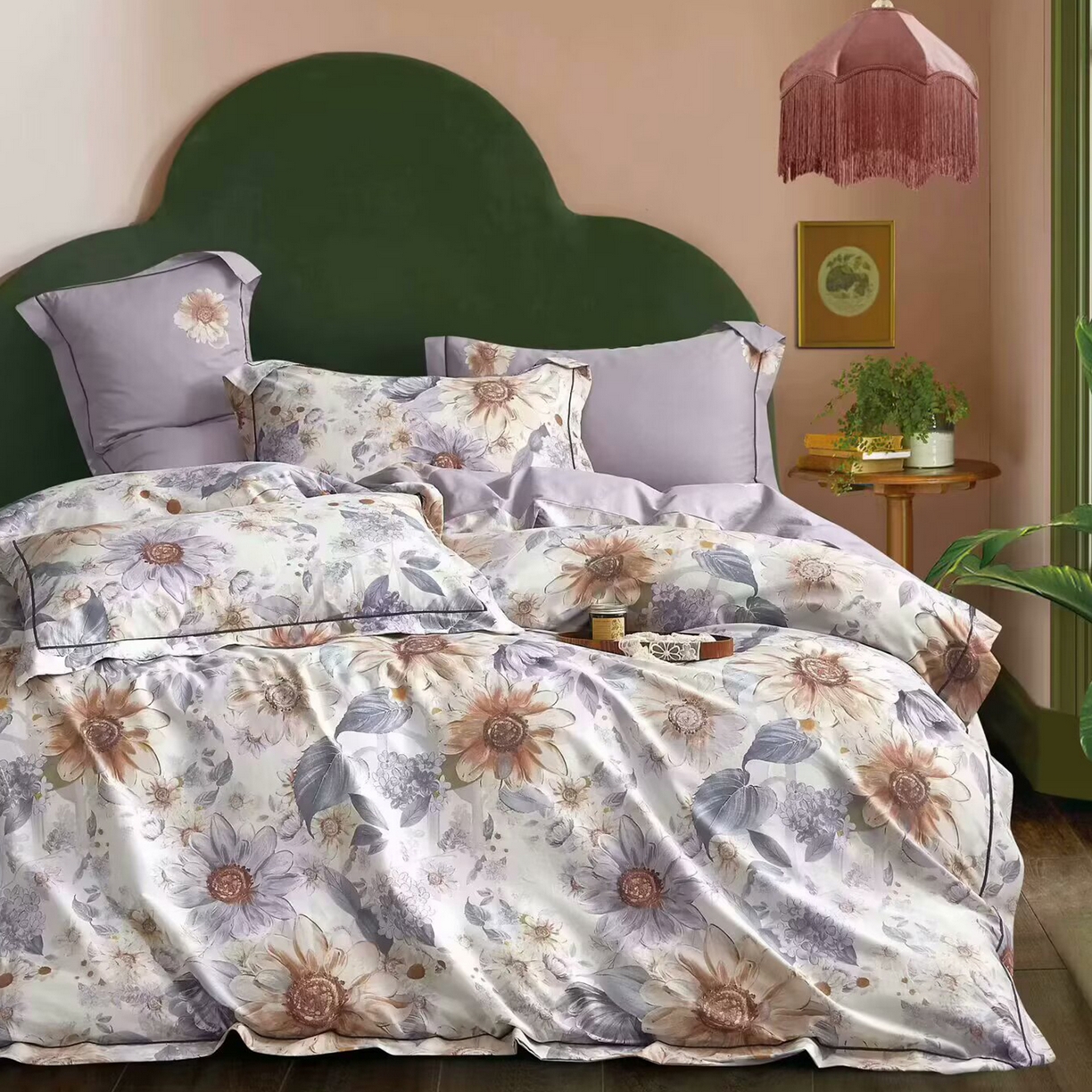 91家纺网 家纺一手货源 找家纺 （总）未来家居 JAMES KELLY （铂金凯丽）2025新款40支13376全棉印染铂金长绒棉四件套