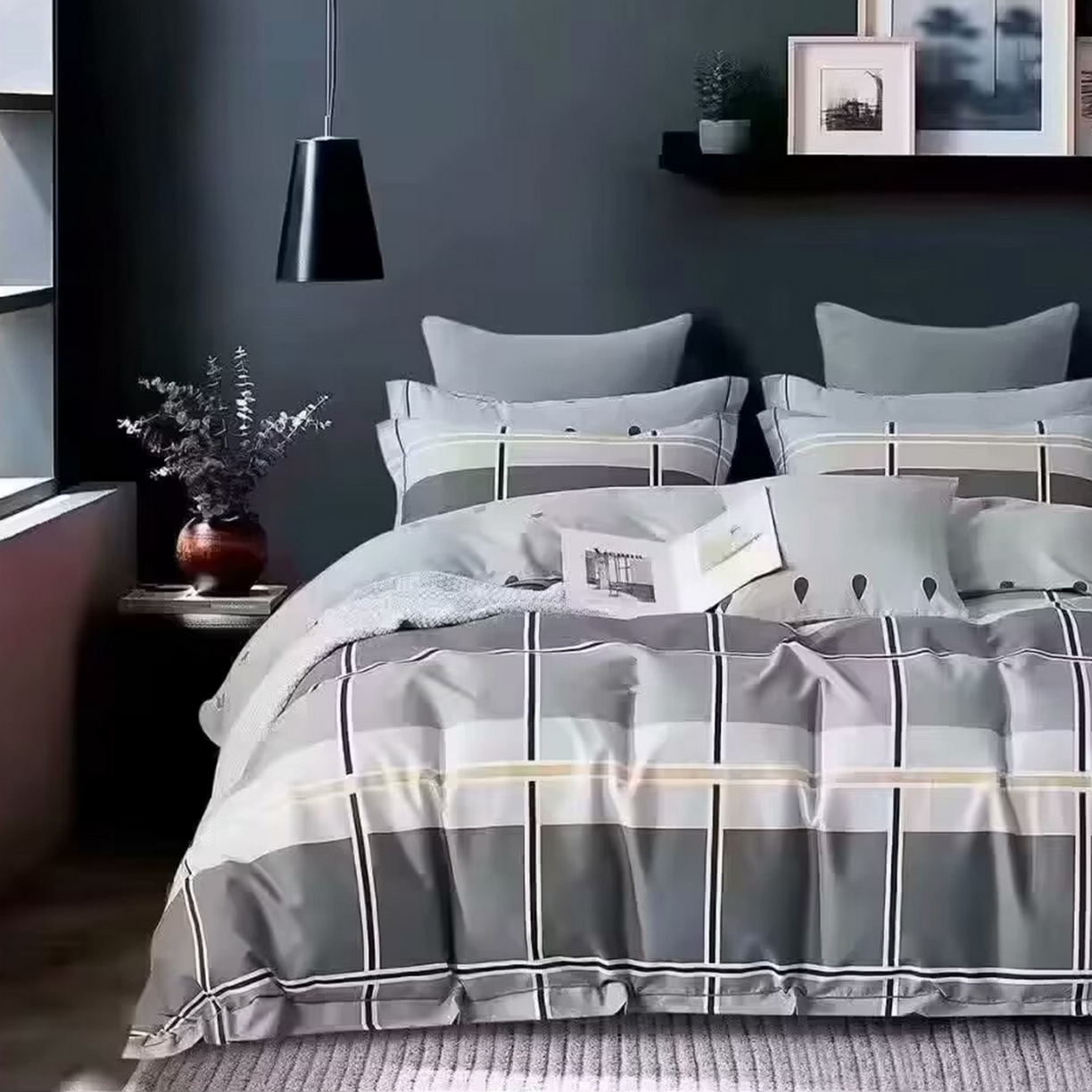 91家纺网 家纺一手货源 找家纺 （总）未来家居 JAMES KELLY （铂金凯丽）2025新款40支13376全棉印染铂金长绒棉四件套